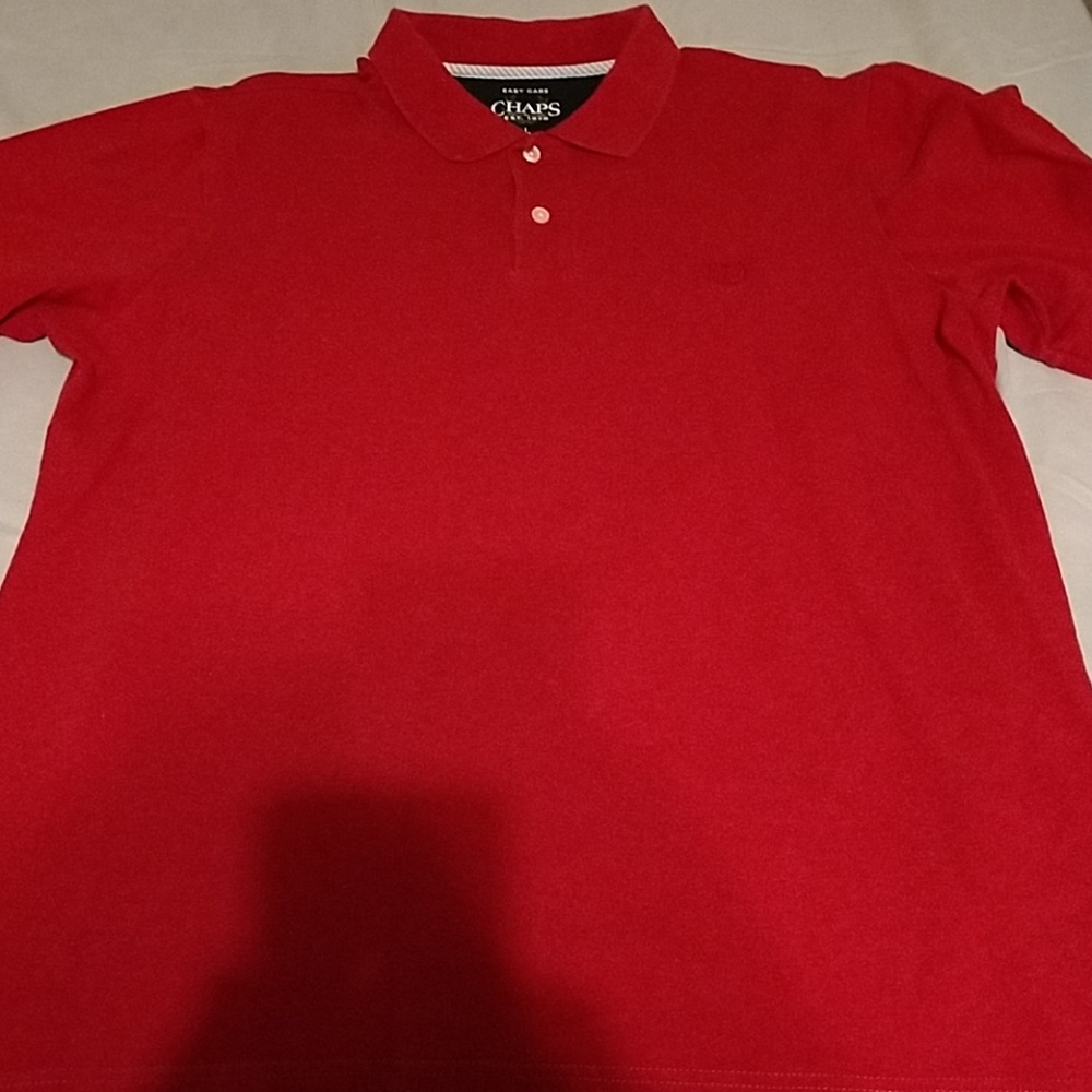 Red Chaps polo shirt. Large